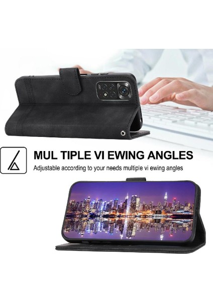 Xiaomi Redmi Not 11 Için Flip Case 4g Premium Manyetik Kapatma Bileklik (Yurt Dışından)