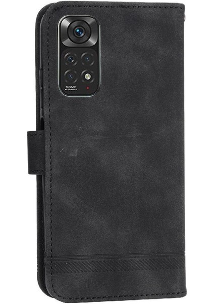 Xiaomi Redmi Not 11 Için Flip Case 4g Premium Manyetik Kapatma Bileklik (Yurt Dışından)