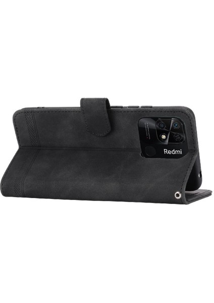 Xiaomi Redmi 10C Bileklik Kart Yuvaları Nakit Cep Premium Için Flip Case (Yurt Dışından) fırsatları