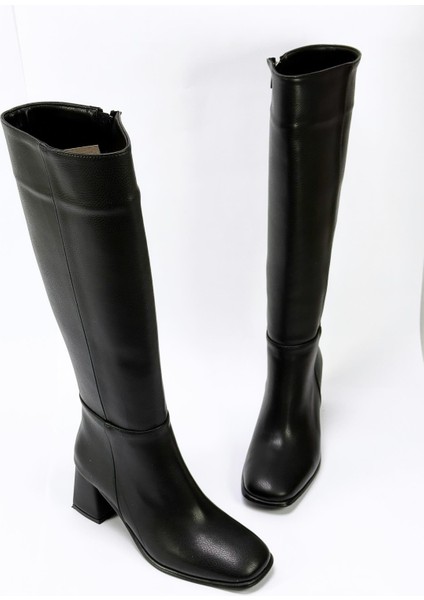 Suni Deri 6 cm Topuklu Içi Kürklü Çizme fiyatları