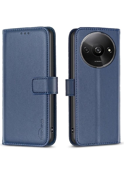 Xiaomi Redmi A3 Deri Kılıf Cüzdan Çok Renkli Çoklu Kart Için Flip Case (Yurt Dışından)