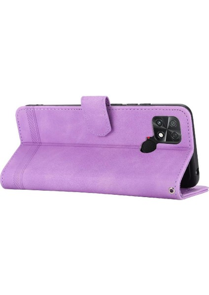 Xiaomi Poco C40 Premium Nakit Cep Kart Yuvaları Bileklik Için Flip Case (Yurt Dışından)