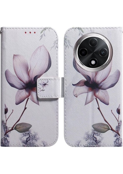 Oppo A3 Pro 5g Cüzdan Manyetik Kapatma Pu Deri Kart Için Flip Case (Yurt Dışından)