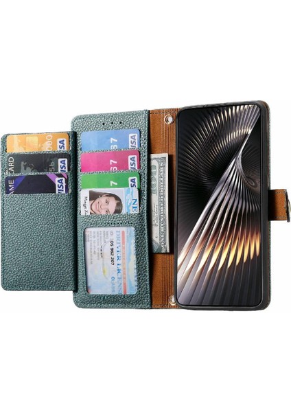 Xiaomi Poco F6 Cüzdan Fermuar Aşk Için Flip Case Darbeye Deri Kılıf (Yurt Dışından)