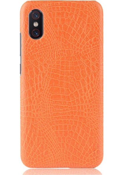 Xiaomi Mi 8 Pro Anti Scratch Klasik Timsah Için Şık Klasik Durumda (Yurt Dışından)