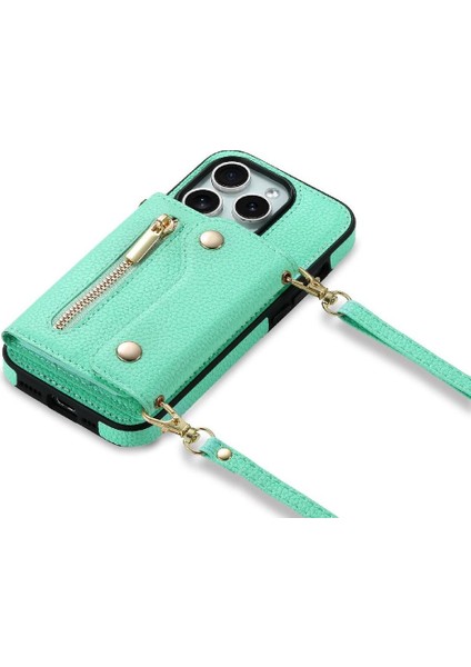 IPhone 11 Için Kılıf Pro Kart Yuvaları Mini Sırt Çantası Uzun Kayış Hafif (Yurt Dışından)
