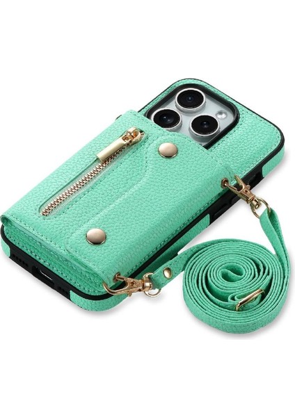 IPhone 11 Için Kılıf Pro Kart Yuvaları Mini Sırt Çantası Uzun Kayış Hafif (Yurt Dışından)