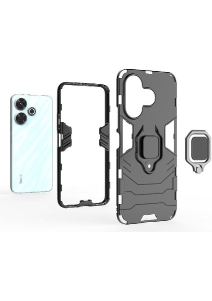 Xiaomi Redmi Için Kılıf 13 4g Askeri Damla Koruma 360&DEG; Dönen Halka (Yurt Dışından) fiyatları