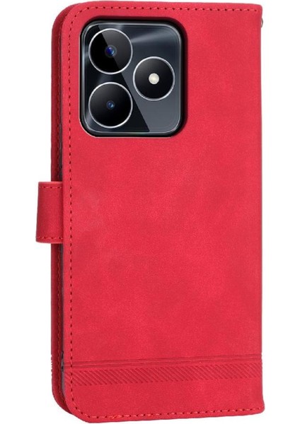 Realme C53 Nakit Cep Premium Manyetik Kapatma Kart Yuvaları Için Flip Case (Yurt Dışından) indirimleri