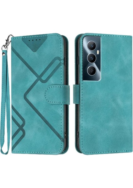 Kart Yuvası Standı Manyetik Kapak Flip Cüzdan ile Realme C65 Için Flip Case (Yurt Dışından)