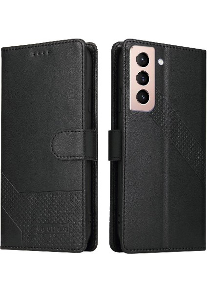 Samsung Galaxy S22 Artı Premium Deri Üç Kart Yuvaları Için Flip Case (Yurt Dışından)