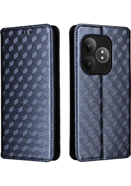 Realme Gt 6t Kart Yuvaları Için Flip Case Tutucu Cüzdan Manyetik Kapatma Pu (Yurt Dışından)