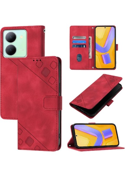 Vıvo Y36 5g/4g Için Kılıf Cüzdan Kapak Çevirin Manyetik Deri Kart Tutucu (Yurt Dışından) indirimleri