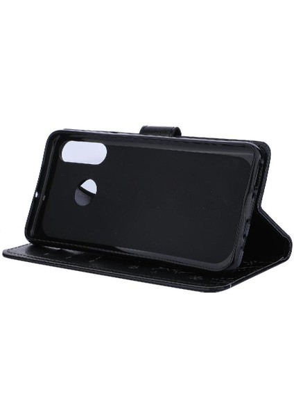 Huawei P30 Lite Bilek Kayışı Kart Tutucu Manyetik Kapatma Pu Için Filp Durumda (Yurt Dışından)
