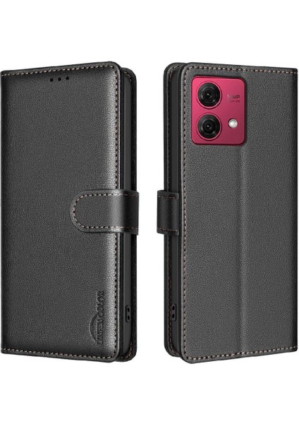 Motorola Moto G84 5g Kart Tutucu Kickstand Rfıd Engelleme Pu Için Flip Case (Yurt Dışından) fırsatları