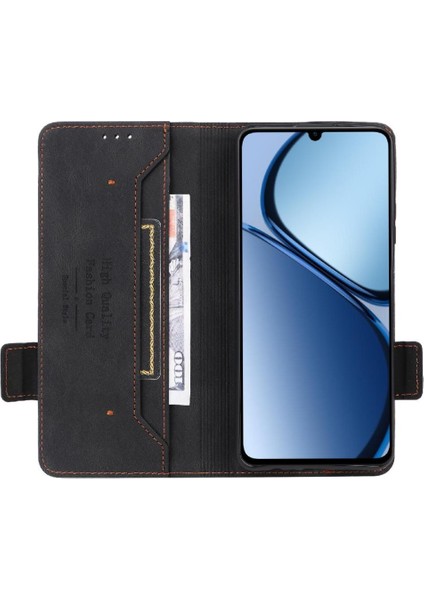 Realme C61 Manyetik Cüzdan Kart Tutucu Kapak Kickstand Için Flip Case (Yurt Dışından) fırsatları