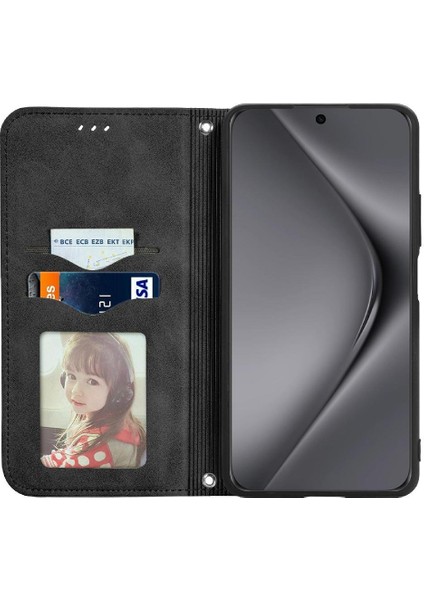 Huawei Pura 70 Ultra Darbeye Deri Kılıf Için Flip Case Basit Flip (Yurt Dışından) fırsatları