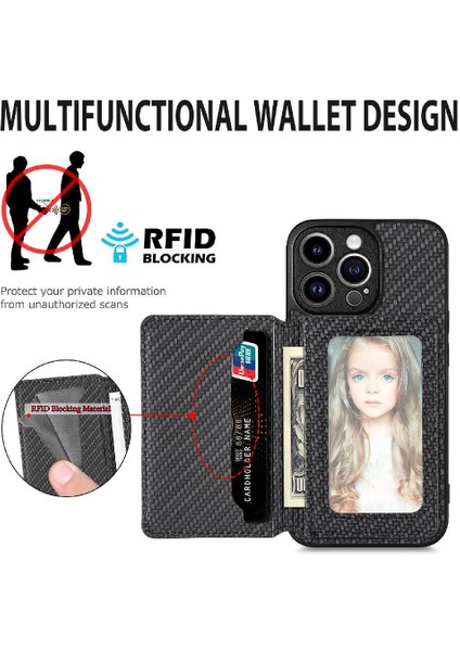 IPhone 14 Pro Rfıd Engelleme Manyetik Kart Tutucu Komple Kamera Için Kılıf (Yurt Dışından) fırsatları