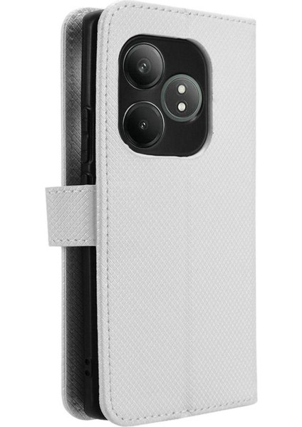Realme Gt 6 Kickstand Kapak Kart Tutucu Manyetik Cüzdan Için Kılıf (Yurt Dışından) fırsatları