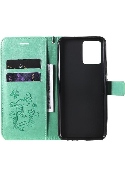Realme Için Flip Case 8 4g/8 Pro Kart Yuvası Standı ile Flip Kickstand Pu (Yurt Dışından)