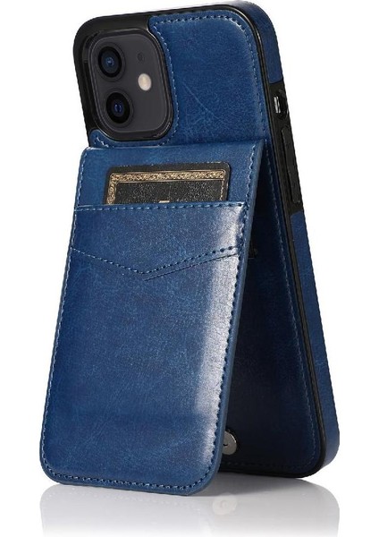 Kredi Kartı ile IPhone 12 Mini Manyetik Toka Kickstand ile Uyumlu (Yurt Dışından)