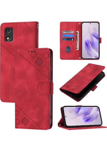 Tecno Pop 5c Manyetik Deri Kart Tutucu Cüzdan Flip Kapak Için Kılıf (Yurt Dışından)