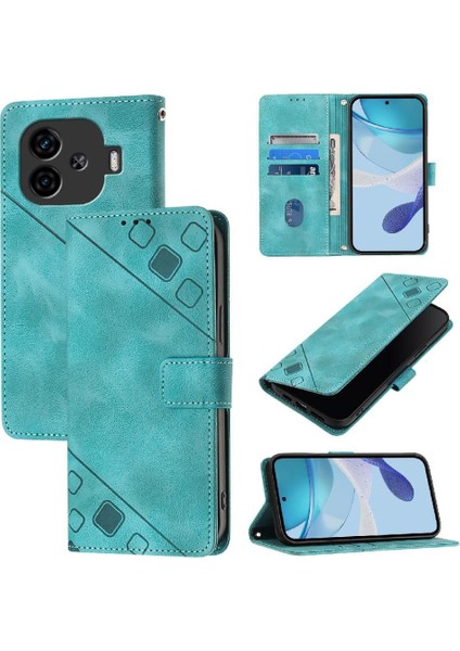 Vivo Iqoo Case 5g Manyetik Deri Kart Tutucu Cüzdan Flip Kapak Için Kılıf (Yurt Dışından)