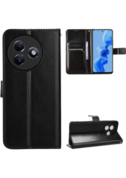 Itel S24 4g Flip Kapak Manyetik Kart Tutucu Cüzdan Için Kılıf (Yurt Dışından)