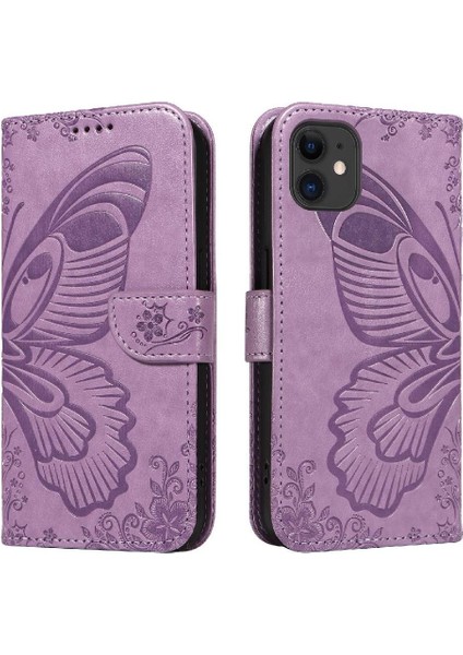 IPhone 11 Için Flip Case Kredi Kartı Yuvası ile Ayrılabilir El Kayışı Yüksek (Yurt Dışından)