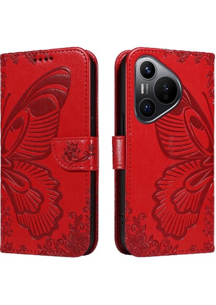 Huawei Pura 70 Için Flip Case Ayrılabilir El Kayışı Yüksek Kaliteli Deri (Yurt Dışından)