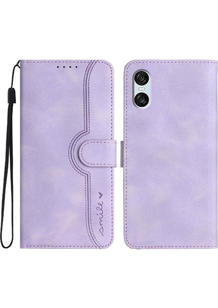 Sony Xperia 10 Vı Case Premium Pu Dahili Mıknatıs Kapağı ile Uyumlu (Yurt Dışından)