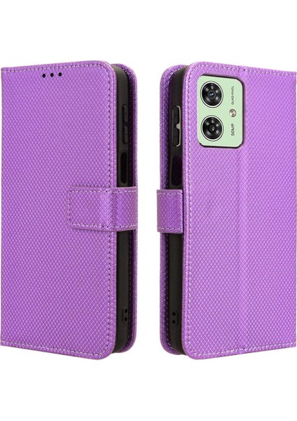 Motorola Moto G54 5G/G54 Güç Manyetik Cüzdan Kapak Kart Tutucu (Yurt Dışından)