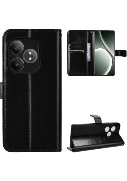 Realme Gt Neo 6 Flip Kapak Için Kılıf Kart Tutucu Manyetik Cüzdan (Yurt Dışından)