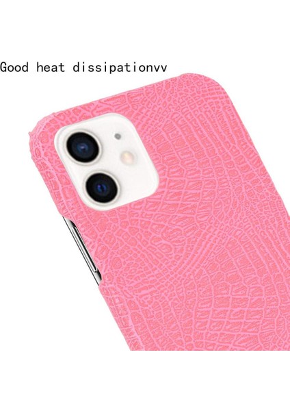 IPhone 12 Mini Uyumluluk Klasik Timsah Için Şık Klasik Kılıf (Yurt Dışından)