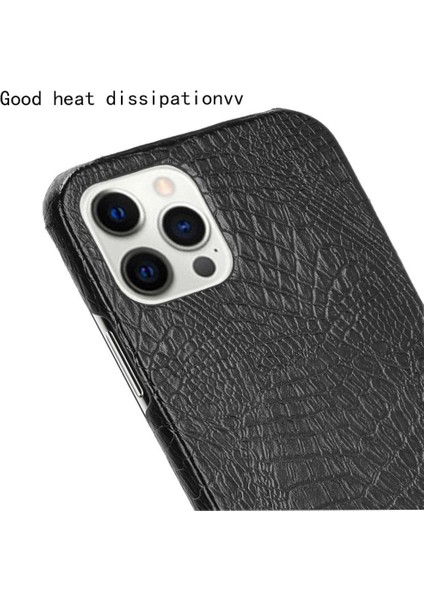 IPhone 12 Pro Max Anti Scratch Klasik Timsah Için Şık Klasik Kılıf (Yurt Dışından)
