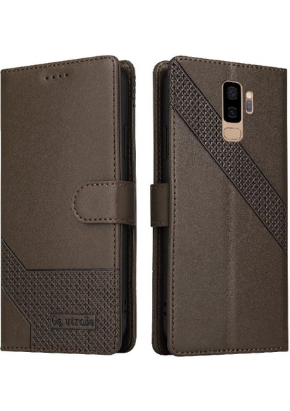 Samsung Galaxy S9 Artı Kickstand Premium Deri Üç Için Flip Case (Yurt Dışından) fırsatları