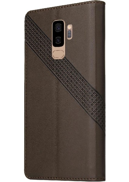 Samsung Galaxy S9 Artı Kickstand Premium Deri Üç Için Flip Case (Yurt Dışından) indirimleri