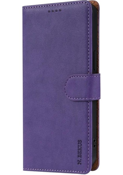IPhone 15 Pro Için Flip Case Yan Cep Manyetik Kapatma Kart Yuvaları Anti (Yurt Dışından)