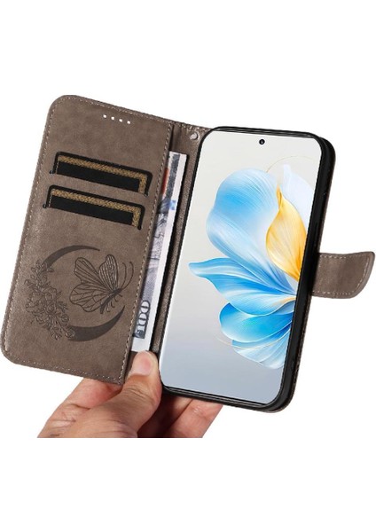 Onur Için Flip Case Kredi Kartı Yuvası ile 100 5g Yüksek Kaliteli Deri El (Yurt Dışından)