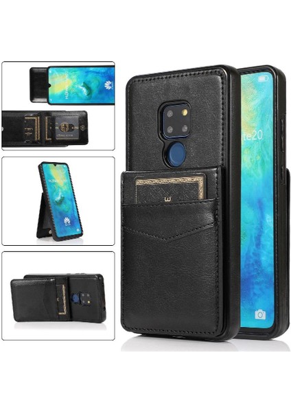 Kredi Kartı Tutucu Manyetik Toka ile Huawei Mate 20 ile Uyumlu (Yurt Dışından)