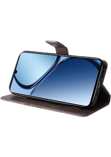 Kart ile Realme C61 Manyetik Kapak Darbeye Kapak Pu Deri Kılıf (Yurt Dışından) modelleri