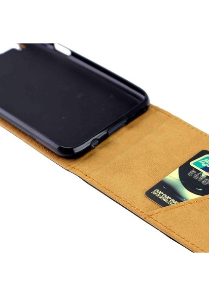 Huawei P40 Lite Koruyucu Kapak Için Dikey Flip Case Kart Yuvası Tpu (Yurt Dışından)