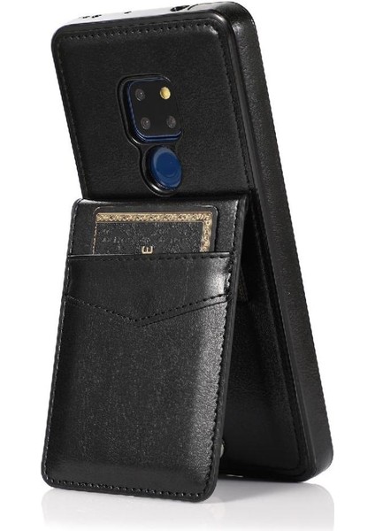 Kredi Kartı Tutucu Manyetik Toka ile Huawei Mate 20 ile Uyumlu (Yurt Dışından)