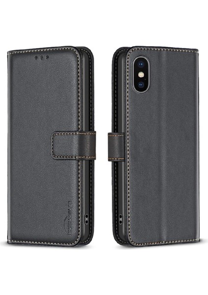 IPhone X/xs Cüzdan Çok Renkli Iş Deri Çanta Yuvası Için Flip Case (Yurt Dışından)