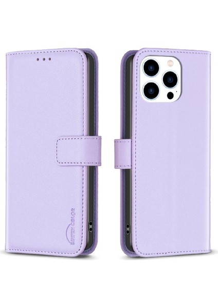 IPhone 15 Pro Max Çoklu Kart Yuvası Iş Deri Çanta Için Flip Case (Yurt Dışından)