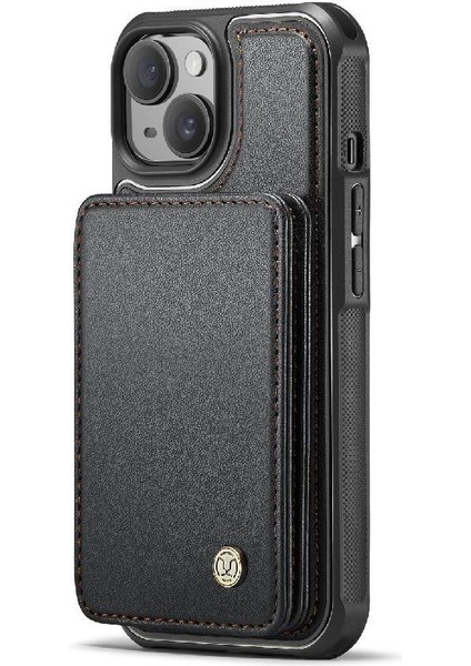 IPhone 15 Artı Ayrılabilir Cüzdan Rfıd Engelleme Manyetik Standı (Yurt Dışından)