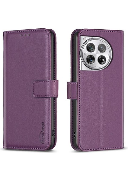 Oneplus 12 5g Için Flip Case Cüzdan Iş Çoklu Kart Yuvası Deri Kılıf (Yurt Dışından)