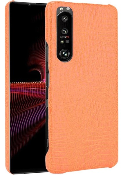 Sony Xperia 1 Iıı Klasik Timsah Moda Anti Için Şık Klasik Kılıf (Yurt Dışından)