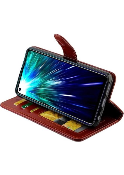 Vivo Z5X Pu Deri Manyetik Kapatma Kickstand Kart Tutucu Için Flip Case (Yurt Dışından) fiyatları