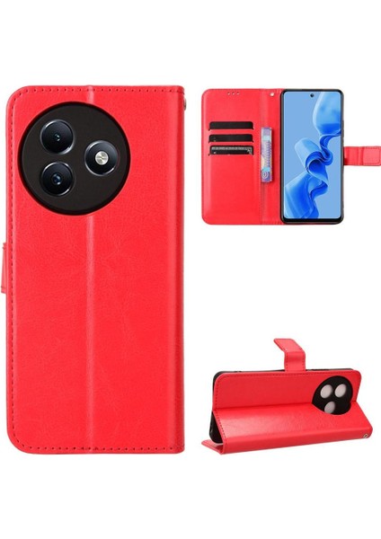 Itel S24 4g Flip Kapak Manyetik Kart Tutucu Cüzdan Için Kılıf (Yurt Dışından)